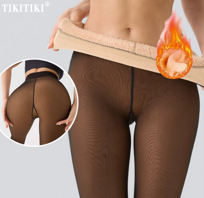 Thermal fleece tights