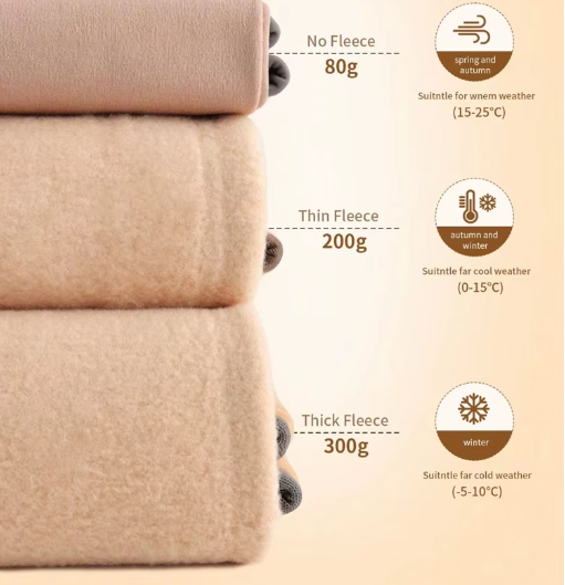 Thermal fleece tights