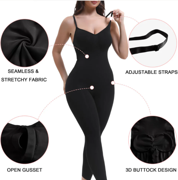 3-in-1 Seamless Full Body Compression Legging Bodysuit
