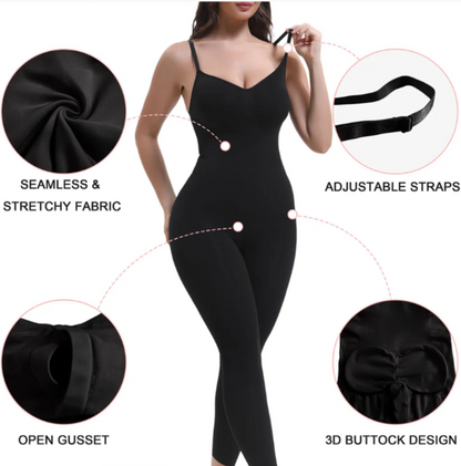 3-in-1 Seamless Full Body Compression Legging Bodysuit