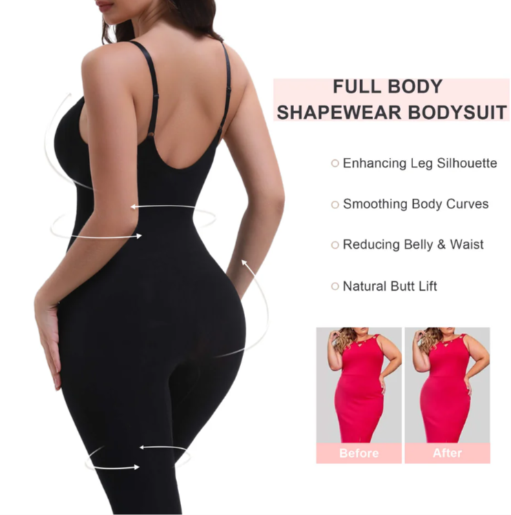 3-in-1 Seamless Full Body Compression Legging Bodysuit