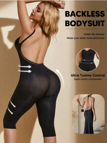 Backless Tummy Control Bodysuit